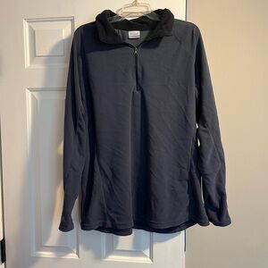 Blue Quarter-Zip Pullover